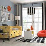 Абажур, черный/белый, 42 см, RINGSTA IKEA - фото 2