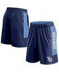 Мужские шорты Navy Tampa Bay Rays Win The Match Defender Fanatics - фото