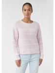 Вязаный свитер 40X0_розовый comma - фото 2