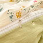 LUOLAI HOME Постельное белье, 3 предмета, 90x150 см, хлопок, дышащее, муяцинфен - фото 3