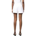 Повседневные шорты женские белые MOSCHINO - фото 4