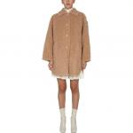 STAND STUDIO Джинсовка из искусственной овчины, Light Brown - фото 4