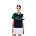 Футболка поло унисекс GAP, экрю - фото 7