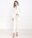 Льняные брюки Regular fit Pinko, белый - фото 2