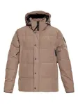 Стеганая куртка с капюшоном Canada Goose, бежевый - фото