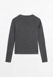 Топ Massimo Dutti MELANGE, Dark Grey - фото 5
