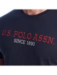 Рубашка синего цвета U.S. Polo Assn. - фото 2
