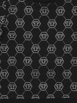 Футболка с монограммой Philipp Plein Junior, черный - фото 3