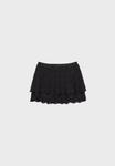 Юбка Stradivarius A-line skirt, Black - фото 7