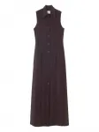 Платье макси без рукавов Alysi, коричневый - фото