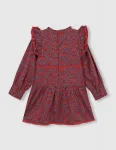 Детское платье с гранатовым принтом Gocco, гранатовый - фото 2