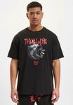 Футболка с принтом DUSKY Thug Life, черный - фото