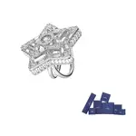 Swarovski Кристальные кольца унисекс белые - фото