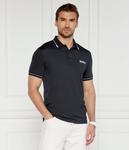 Футболка поло мужская Boss Green с окантовкой, черный - фото 3