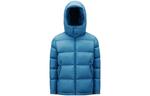 Пуховик унисекс синий Moncler - фото
