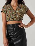 Топ Tropical Getaway черного/зеленого цвета Multi ASTR - фото