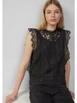 Блузка 9999_черная QS - фото 6