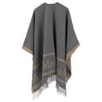 MaxMara Серый женский шерстяной платок, Gray - фото 3