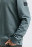 Толстовка TOM TAILOR STRUCTURED CREW NECK, Grey/Mint/Navy Structure/Grey - фото 4