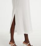 Платье миди с цветочной вышивкой Blumarine, White Pearl - фото 5