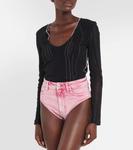 Джинсовые шорты Y/PROJECT, розовый - фото 2