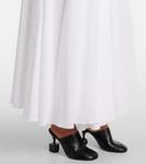 Платье макси Norma с драпировкой Jacquemus, белый - фото 5