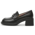 Лоферы 5,5 см женские Rich birds, Black - фото