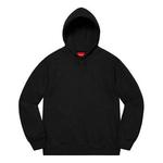 Толстовка laser cut s logo hooded sweatshirt 'black' Supreme, черный - фото