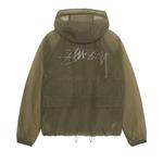 Куртка Stussy Transparent Ripstop Beach Shell, Olive - фото 2
