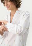 Блуза Part Two Blouse, Bright White Gold Embroidery/White - фото 4