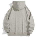 Свитшот унисекс Gwola, серый (с флисовой подкладкой и утепленный) - фото 3