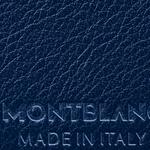 MONTBLANC Кожаный бумажник мужской полуночно-синий - фото 5