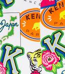 Шорты Journey из смесового хлопка с принтом Kenzo, белый - фото 2