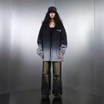 Куртка унисекс Kawasaki, серый градиент (8890 Пуховик) - фото 5