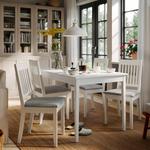 Стол, белый, 130х80 см IKEA Näsinge - фото 2