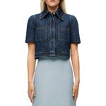 Рубашка женская синяя Loewe - фото 3