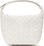 Белая микро-сумка Wallace Bottega Veneta - фото