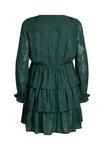 Платье Zizzi KURZES MIT RÜSCHEN UND STRUKTURMUSTER, Scarab/Green - фото 5