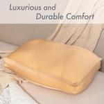 PILLOWY Подушка PILLOWY Premium Microbead Medium Extra Fluffy с антиэйдж чехлом Barely Beige - фото 7