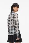 Рубашка Karl Lagerfeld Jeans Shirt, Bleached Check Aop Black/Black - фото 3