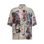 Рубашка Acne Studios Button-Up Shirt Printed, Bho White - фото