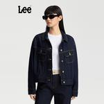 Lee Женская джинсовая куртка потертая, Washed - фото 4