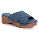 Платформа-сандали Cadence Muk Luks, denim - фото