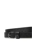 Женский ремень Ck Metal Round Buckle 2.5_Mono K60K613150 Calvin Klein, черный - фото 3