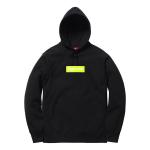 Толстовка fw17 box logo hoodie 'black' Supreme, черный - фото
