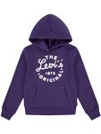 Пуловер с капюшоном Levi's Kids, фиолетовый - фото