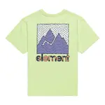 Детская футболка с элементами текстуры суставов Element, зеленый - фото 2