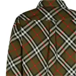 Клетчатая рубашка Burberry, зеленый - фото 9