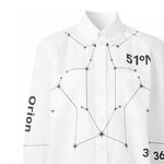 Рубашка женская Burberry с узором, белый / черный - фото 5