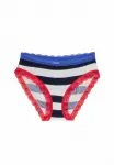 Трусики Joules, Navy White Stripe - фото